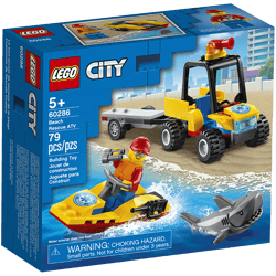 Lego City Beach Rescue Atv 60286
