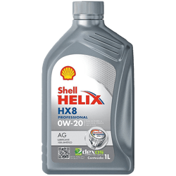 Aceite Sintético para Motor Shell Helix HX8 0W20 1 L