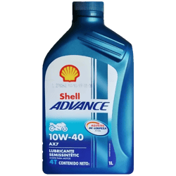 Aceite Mineral para Motos Shell Advance AX7 10W40 1 L
