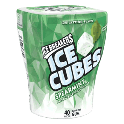 Caramelos Masticables Ice Cubes Spearmint 40unds