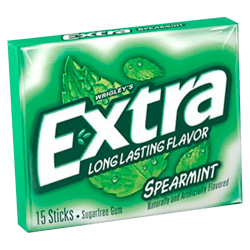 Chicle Extra Spearmint 15sticks