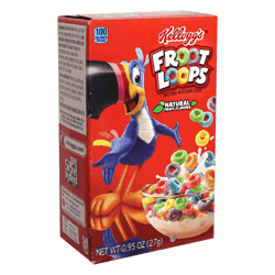Cereal Kelloggs Froot Loops Mini 27g