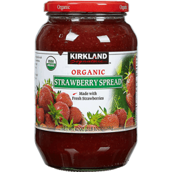 Mermelada Kirkland Signature Orgánica Strawberry 1190g