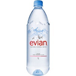 Agua Mineral Evian 1 L