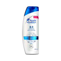 Shampoo Head & Shoulders 2 en 1 Limpieza Renovadora 375 ml