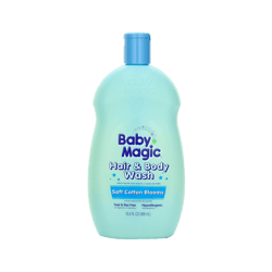 Jabón Líquido Baby Magic Hair & Body Azul 16.5 oz