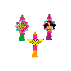 Pitos Go Party Mujer Maravilla 6 unds