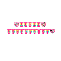 Letrero Feliz Cumpleaños Go Party Minnie