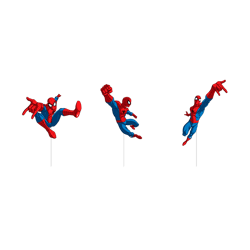 Topper Decorativo Go Party Spiderman 6 unds