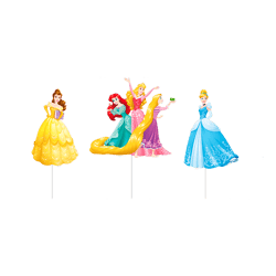 Topper Decorativo Go Party Princesas Disney 6 unds
