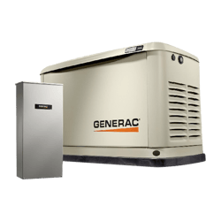 Generador Eléctrico Monofásico Generac 20KW con ATS de 200amp