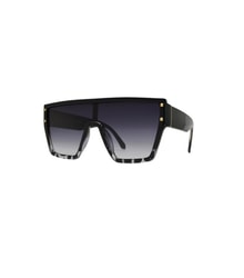 Lentes de Sol Glasses G3 de Policarbonato Grande con Unión Invisible - Marmoleado Negro y Morado